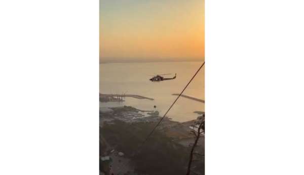 Antalya'da teleferik kazasında mahsur kalanlar helikopterle kurtarıldı