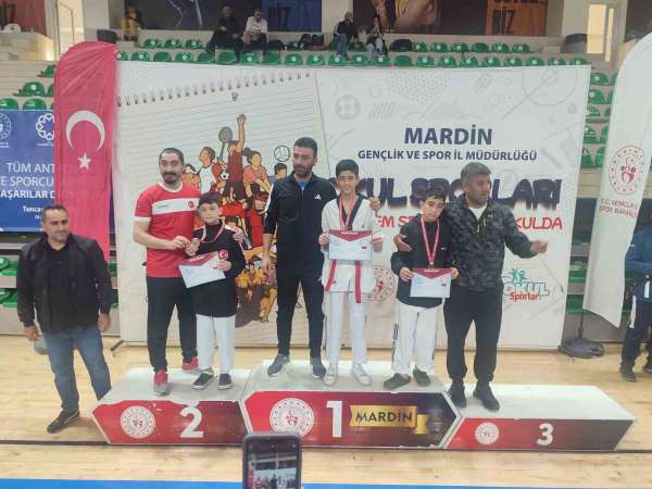 Bitlisli sporcular Mardin'de dereceye girdi