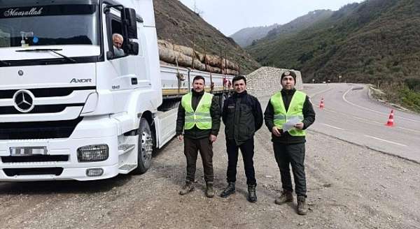 Sinop'ta orman kaçakçılığına karşı denetim
