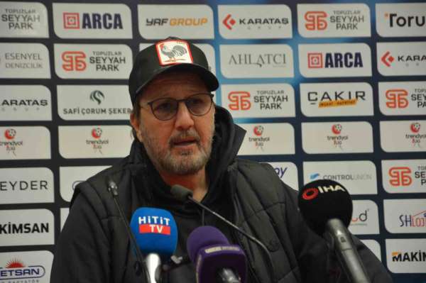 Taner Taşkın: 'Bizim sezon başından beri gol yeme hastalığımız var'