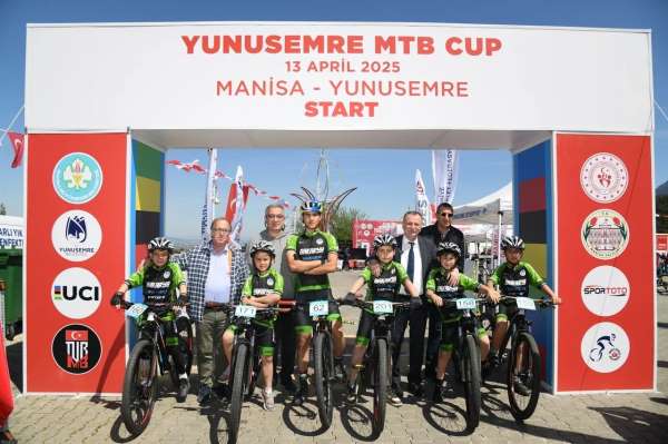 Yunusemre'de Uluslararası MTB Cup Dağ Bisikleti Yarışı yapıldı