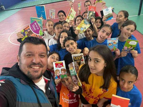 Tomarza'da spor ve kitap bir arada