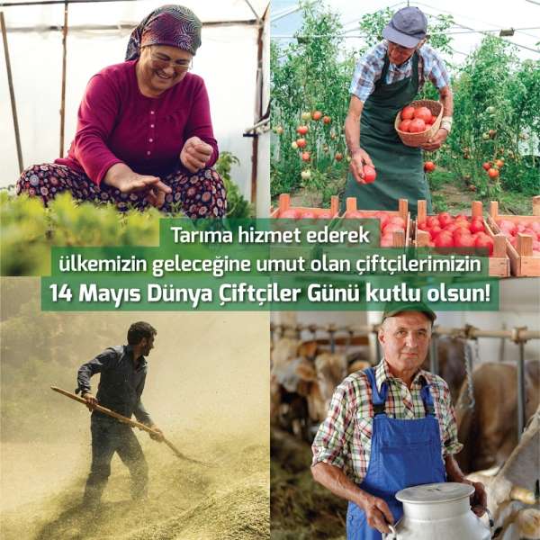 TARSİM: 'Çiftçilerimizin günü kutlu olsun'