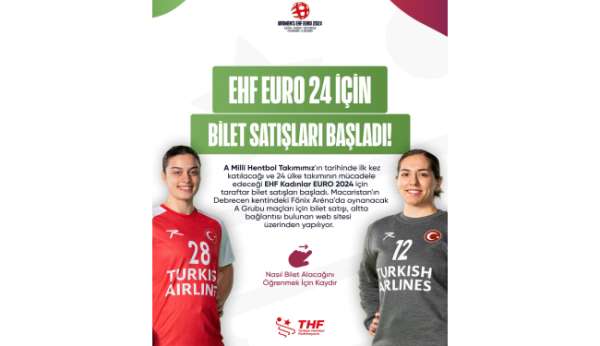 EHF Kadınlar EURO 2024 için bilet satışları başladı
