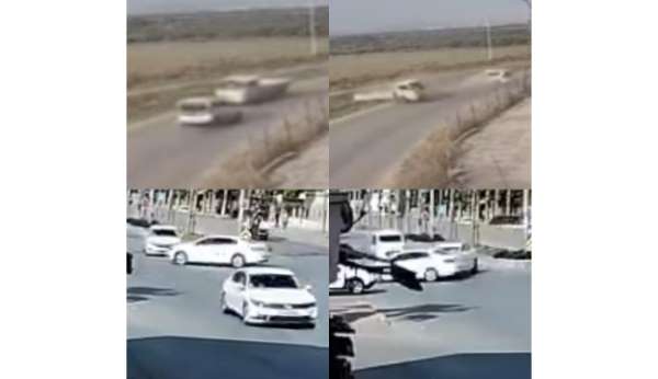 Mersin'de kaza anları kamerada: 1 ölü, 6 yaralı