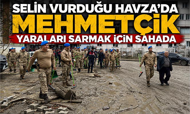 Selin Vurduğu Havza'da Mehmetçik Yaraları Sarmak İçin Sahada