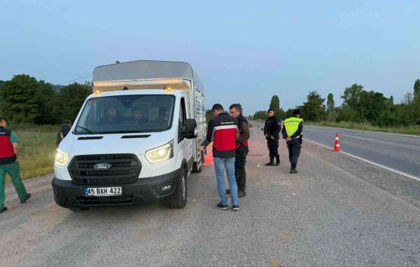 Simav'da yol kontrol faaliyeti