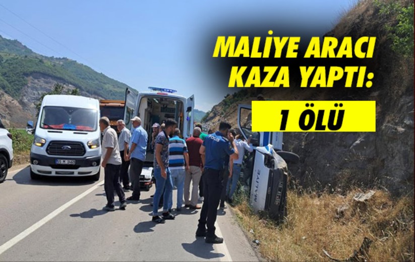 Samsun'da maliye aracı kaza yaptı: 1 ölü