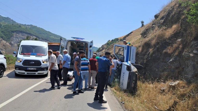 Samsun'da maliye aracı kaza yaptı: 1 ölü