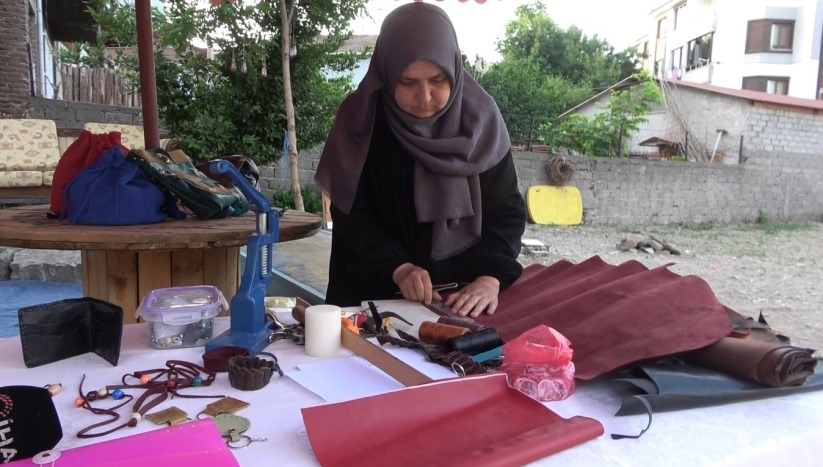 Samsun'da umudun ve üretimin Adı: 'Gelin Ayşe Atölyesi'