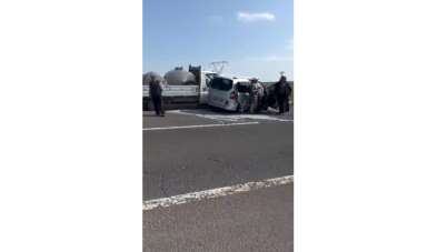 Selim'de trafik kazası: 1 yaralı