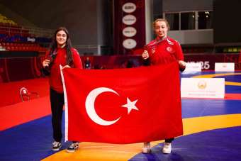 U17 Kadınlar Avrupa Güreş Şampiyonası'nda Türkiye üst üste 3 kez zirvede