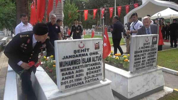 Yalova'da jandarmanın kuruluş yıldönümünde şehitler anıldı