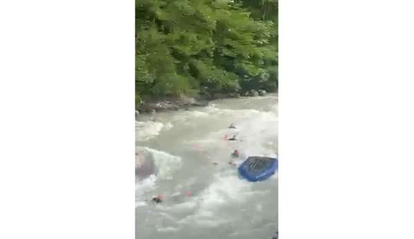 Rize'de AFAD personelinin hayatını kaybettiği kazanın görüntüsü ortaya çıktı