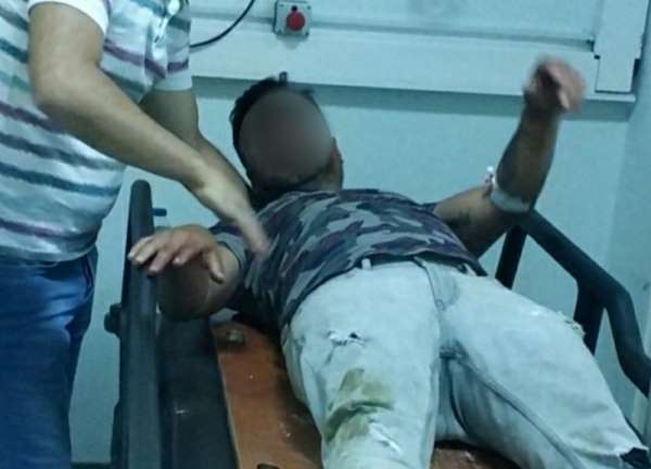 Polise yakalanmamak için balkondan atlayınca ölümden döndü