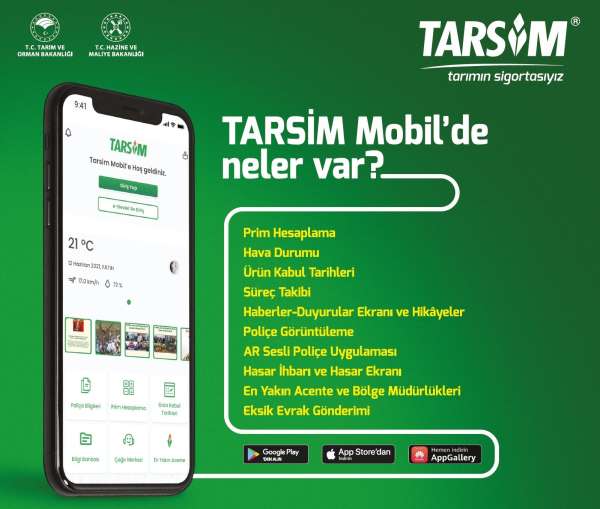 Yenilenen TARSİM Mobil yayında