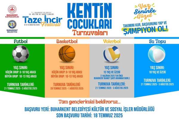 Buharkent'te Taze İncir Festivali sporla renklenecek