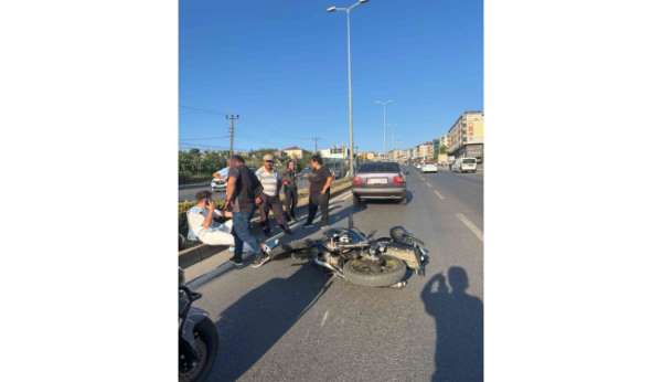 Ereğli'de motosiklet kazası: 1 yaralı