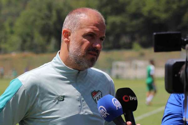 Bursaspor Teknik Direktörü Mustafa Er: 'Hedefimiz Süper Lig'e çıkmak'