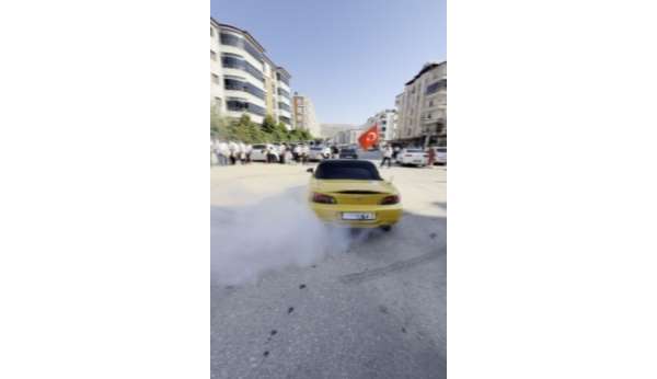 Düğün konvoyundaki drifte 156 bin TL para cezası