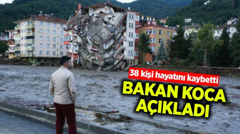 Bakan Koca: 'Kastamonu'da 32, Sinop'ta 6 can kaybımız var'