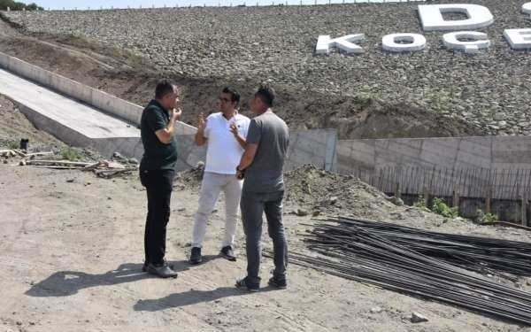 Balıkesir'de Koçbayır Göleti'nde çalışmalar sürüyor