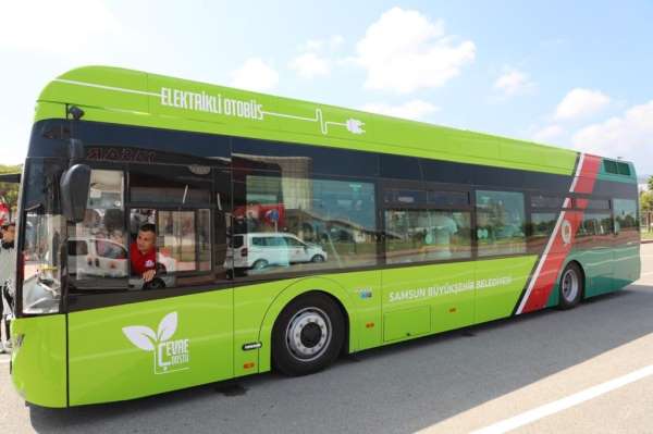 Elektrikli otobüsler şehir içi ulaşımda - Samsun haber