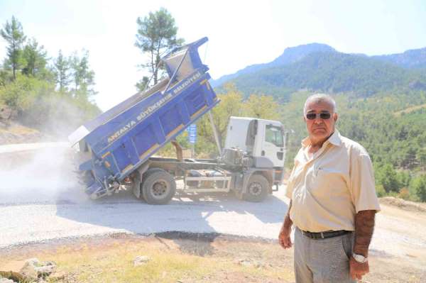 Serik'te 30 kilometrelik grup yolu asfaltlanıyor - Antalya haber