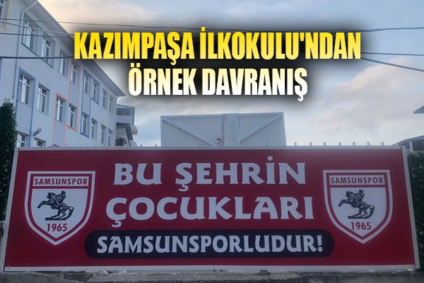 Bu şehrin çocukları Samsunsporludur