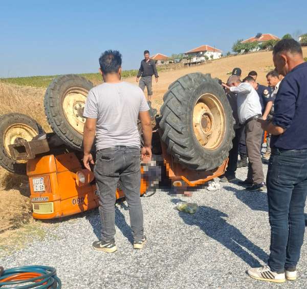 Alaşehir'de traktör kazası: 1 ölü
