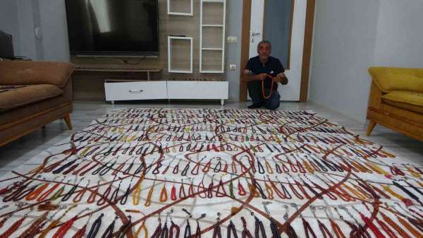 Malatyalı muhtarın milyonluk tespih koleksiyonu görenleri şaşırtıyor