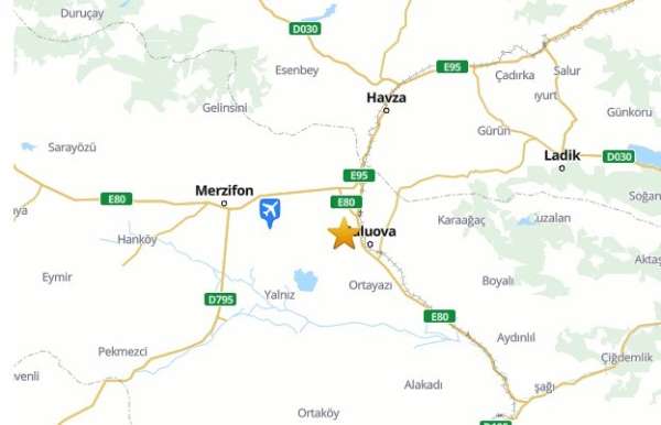 Suluova'da 2.3 büyüklüğünde deprem