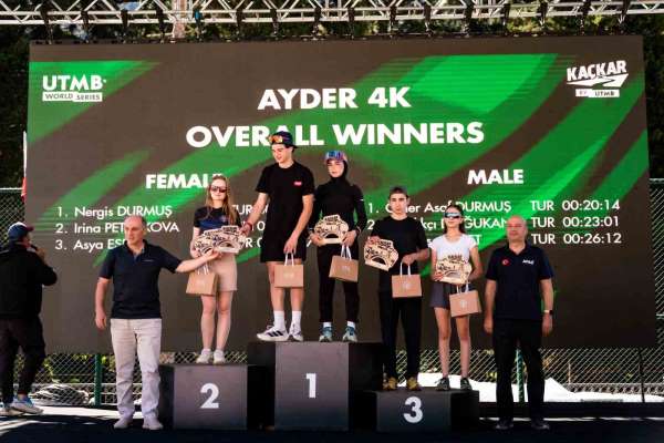 Kaçkar BY UTMB'de dereceye giren sporcular ödüllendirildi