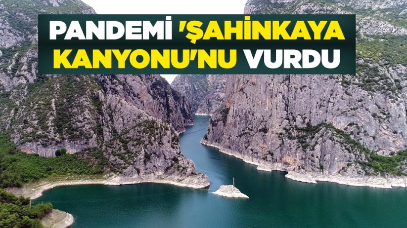 Pandemi, 'Şahinkaya Kanyonu'nu vurdu