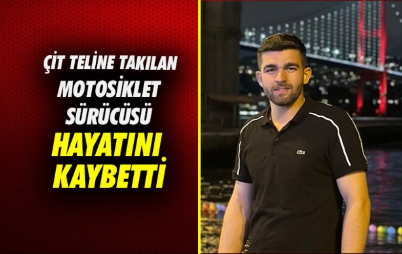 Samsun'da çit teline takılan motosiklet sürücüsü hayatını kaybetti