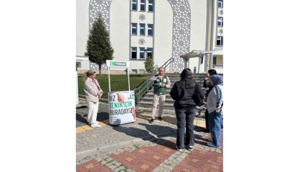 Bayburt'ta üniversite öğrencileri bağımlılıkla mücadele konusunda bilgilendirildi