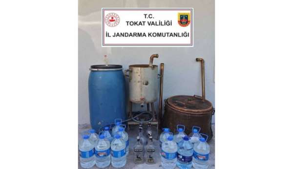 Tokat'ta 2 ayda 292 litre kaçak içki ele geçirildi