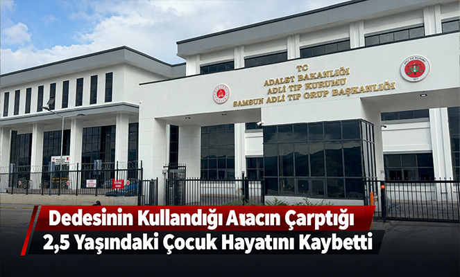 Dedesinin kullandığı aracın çarptığı 2,5 yaşındaki çocuk hayatını kaybetti