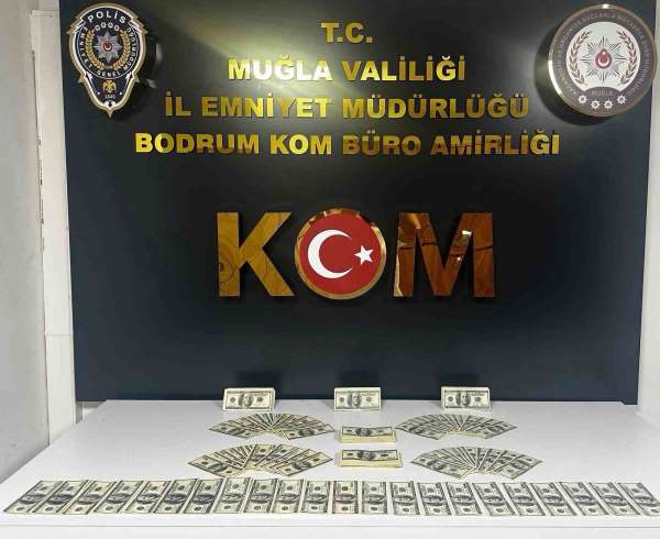Bodrum'da sahte dolar operasyonu: 46 bin 200 dolar ele geçirildi