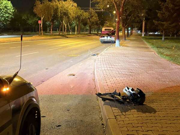 Motosiklet kazasında ağır yaralanan sürücü hayatını kaybetti
