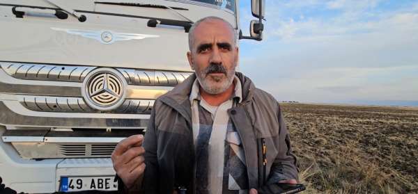 Muş'ta tır sürücüsü kaza raporuna itiraz etti