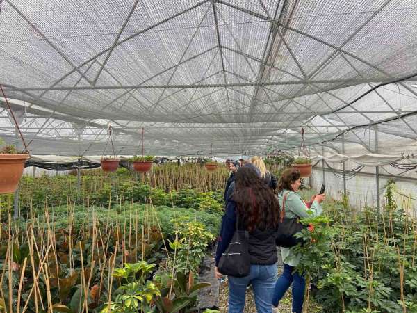 Samsun'da üreticiler modern tarımı yerinde öğreniyor