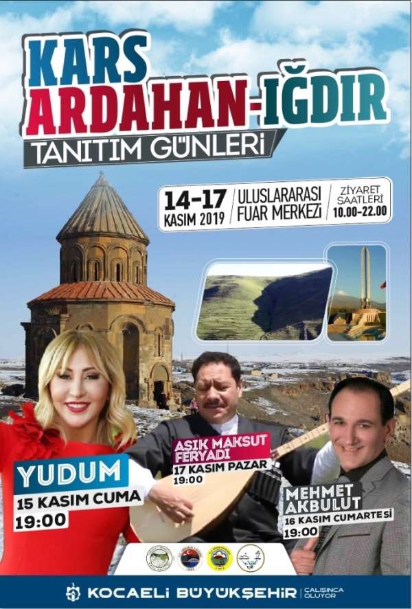 Kars-Ardahan-Iğdır Tanıtım Günleri'nin başlamasına kısa süre kaldı 