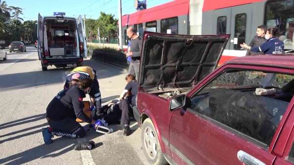 Samsun'da trafik kazaları: 2 yaralı
