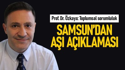 Prof Dr Özkaya'dan aşı açıklaması