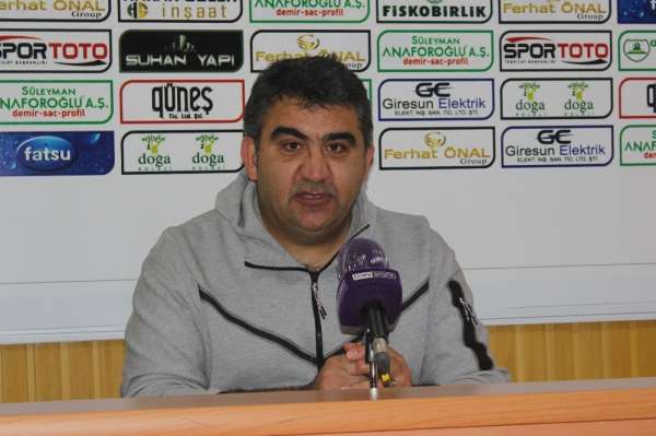 Giresunspor - Adana Demirspor maçının ardından 