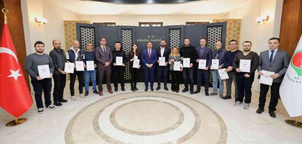 Amasya'da gazetecilere verilen dron eğitimi tamamlandı