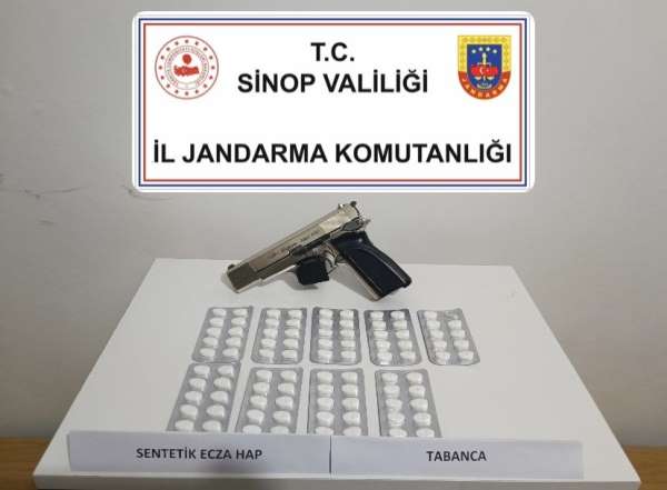 Sinop'ta uyuşturucu ve silah kaçakçılığı operasyonu: 4 gözaltı