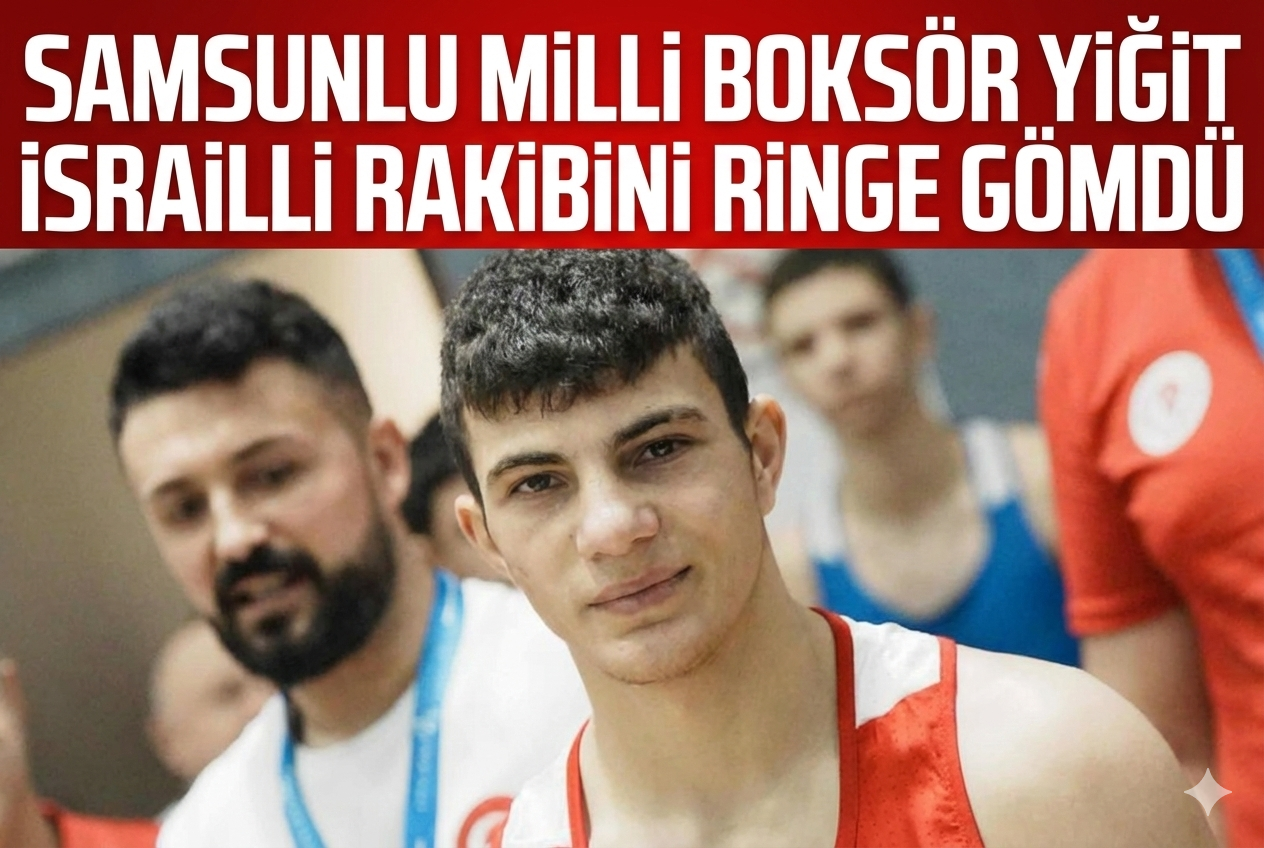 Samsunlu Milli Boksör Yiğit İsrailli Rakibine Ringi Dar Etti