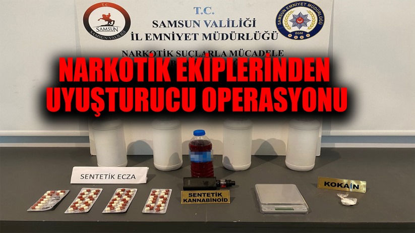 Narkotik ekiplerinden uyuşturucu operasyonu